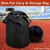 shot put carrying bag with handles and foam padding Heavy Duty Shot Put Ball Storage Carry Case for Training Practices