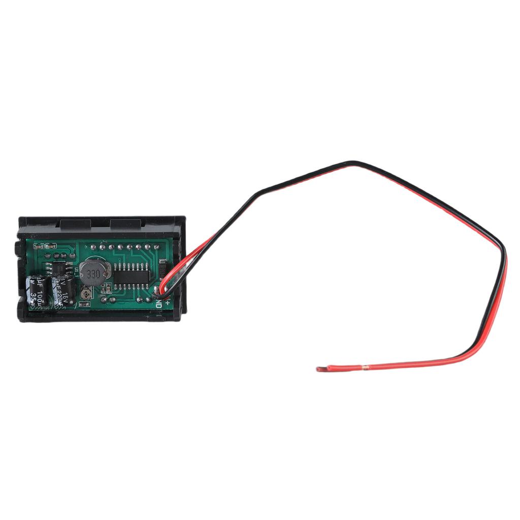 LED Digital Display Voltmeter Battery Tester Panel Voltage Tester Monitors for DC12V Car Motorcycles Mini Voltage Meter