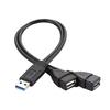 Usb3.0 One To Two Extension Cable Usb Computer 1 To 2 Power Splitter Female/Male To Two Male/ Female Converter