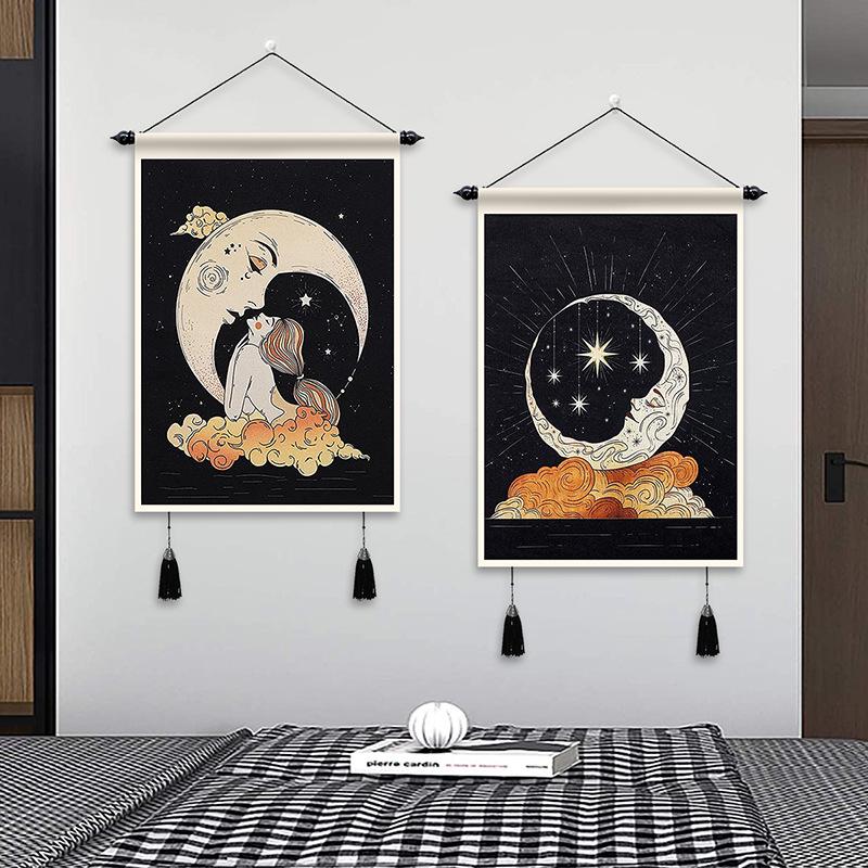 Tarot Card Tapestry: Sun & Butterfly Living Room Bedroom Dorm Decor