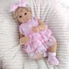46cm Lifelike Reborn Doll with Hair and Soft Cloth Body - Girl Playhouse Companion