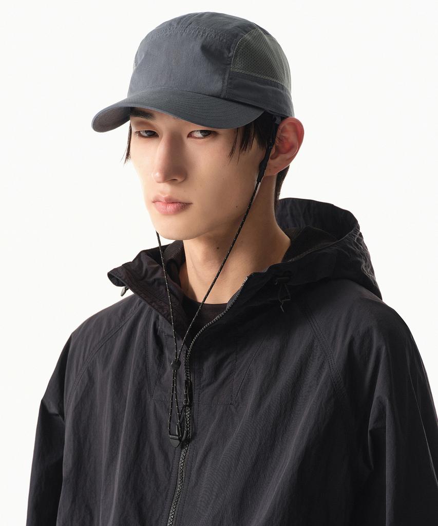 MUSINSA STANDARD [City Leisure] Mesh Long Desert Cap [Blue Grey]