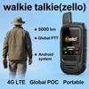 ZELLO Globale Android POC Gegensprechanlage für den Außenbereich, 5000 km, 4G, Mini, tragbar, für Flotten, bidirektionale Gegensprechanlage