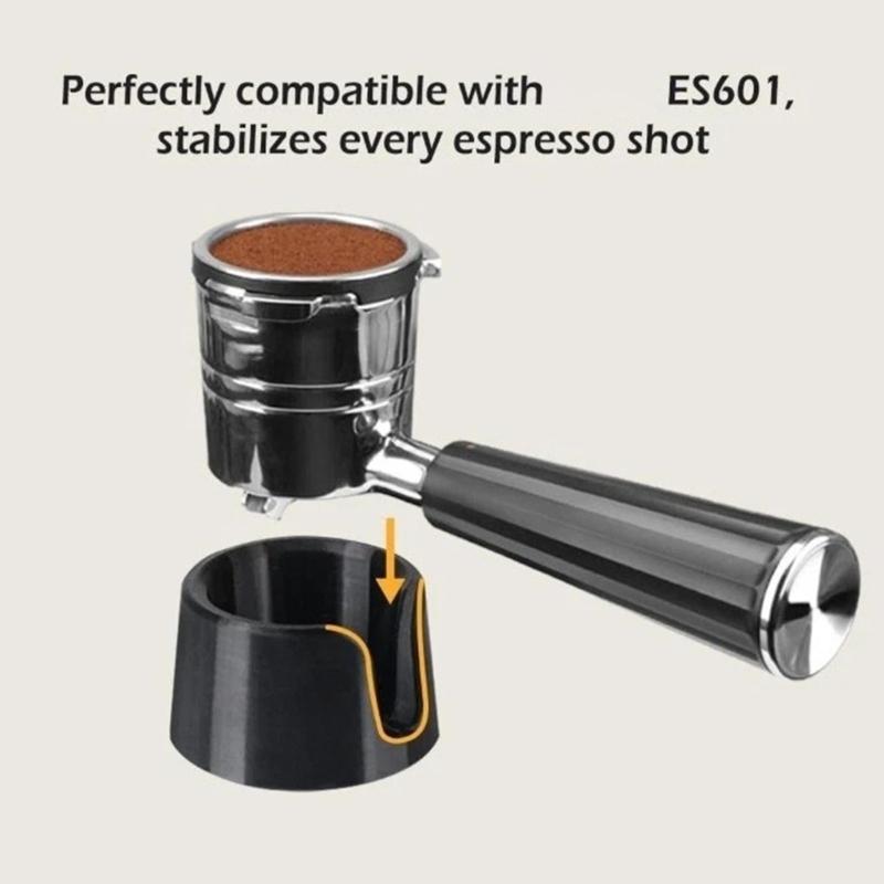 Espresso Tamper Stand Professional Coffee Portafilter Holder Removable Bracket Cover for ES601  Portafilter