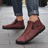 38-48 6 Men's Retro Ankle Boots Casual Shoes Large Size Casual Shoes Light Shoes Ankle Boots