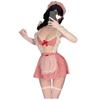 Yiyue Original Sexy Cute Maid Lace Seduction Cos Sex Lingerie Pure Desire Maid Uniform Set 1181