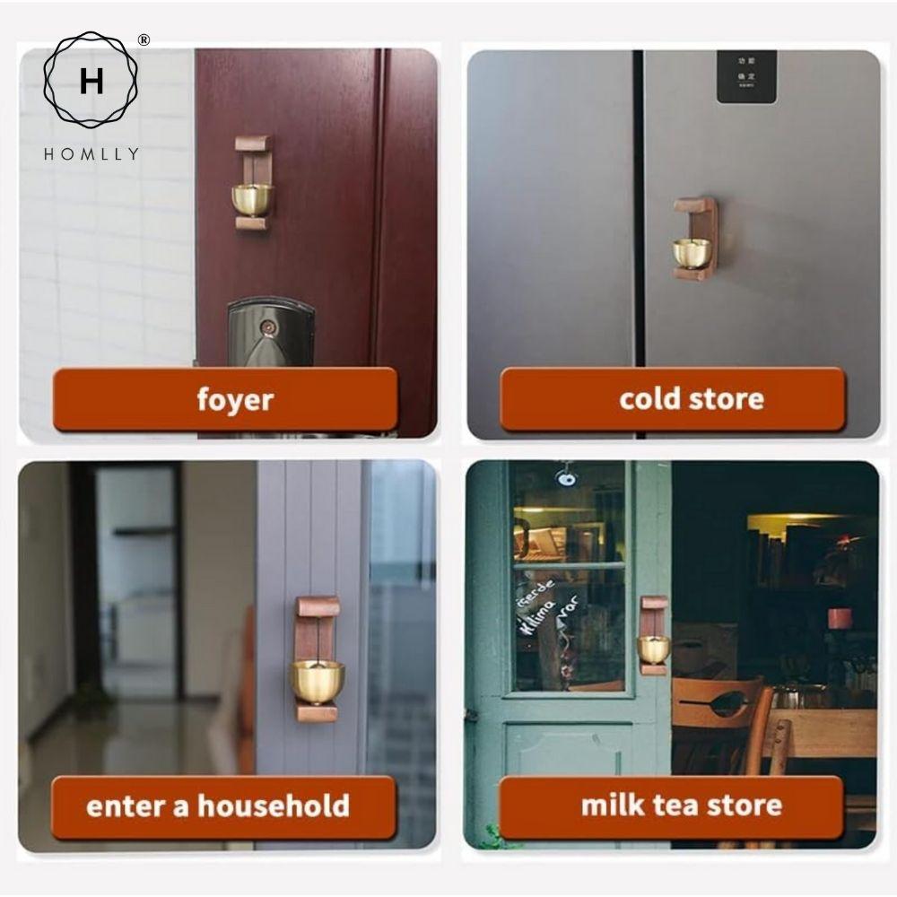 Homlly Shopkeeper's Door Opener Bell Chime (X2PCS)