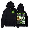 Rapper Jc Reyes Los Green Lanters Album Tour Grafik Hoodies Herren Damen Hip Hop Mode Kapuzensweatshirt Hoodie Lässige Pullover