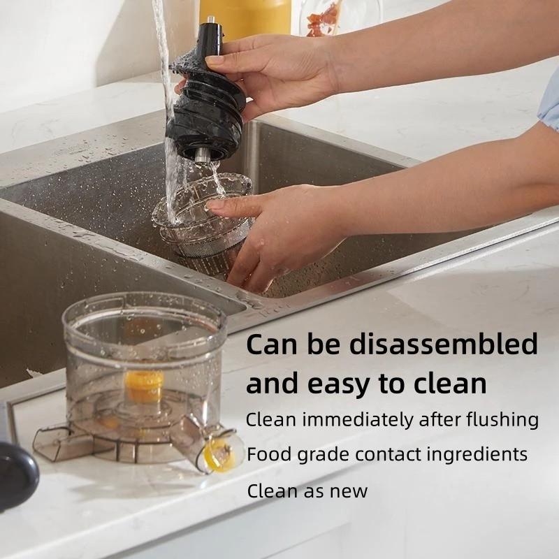 300W Didelės Galios Buitinis Elektrinis Vaisių Sulčiaspaudis Didelio Kalibro Vaisių Išspaudėjas Plaktuvas Lėto Spaudimo Šalto Spaudimo Sulčiaspaudis