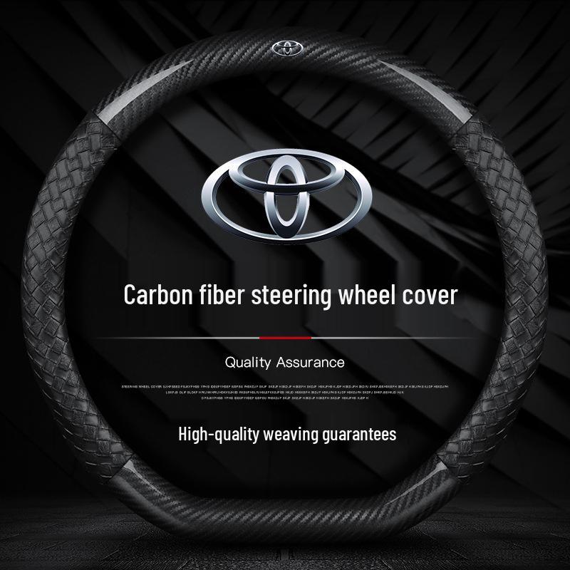 Toyota Car Steering Wheel Cover for Camry, Corolla, Crown, Highlander, RAV4, Reiz, Levin, Vios