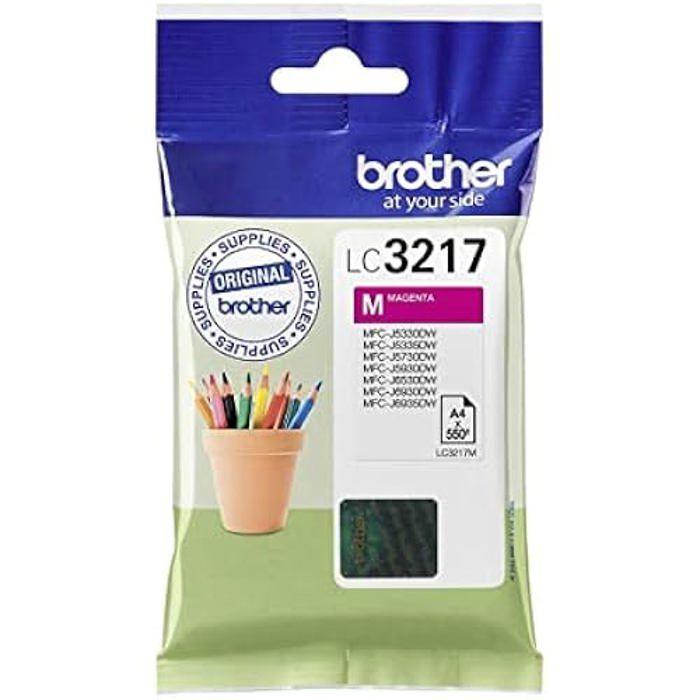 Cartouche D'encre - BROTHER - LC3217M - Magenta - Jet D'encre - Rendement 550 Pages
