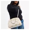 Coach Savannah 36 Stampa Floreale Logo Pelle Granata Borsa a Spalla Crossbody Tote Grande Donna Bianca con Giallo