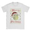 Shrek Merry Shrekmas Unisexs T Shirt Funny Tee Shirt Short Sleeve Crewneck Tshirts 100 Cotton Big Size Clothes