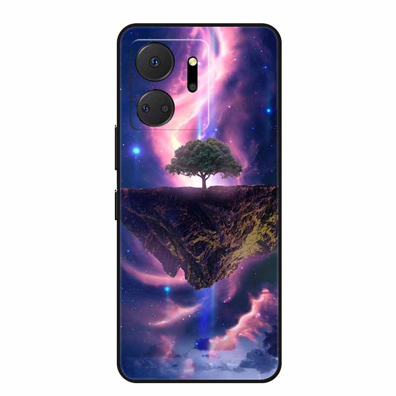 Handyhülle Für Honor X7a Rückseite Hülle X 7 a Coque Stoßfest Schwarzes Silikon Weiche Funda Für Honor Play 7T 7 T Hülle Play7T Capa