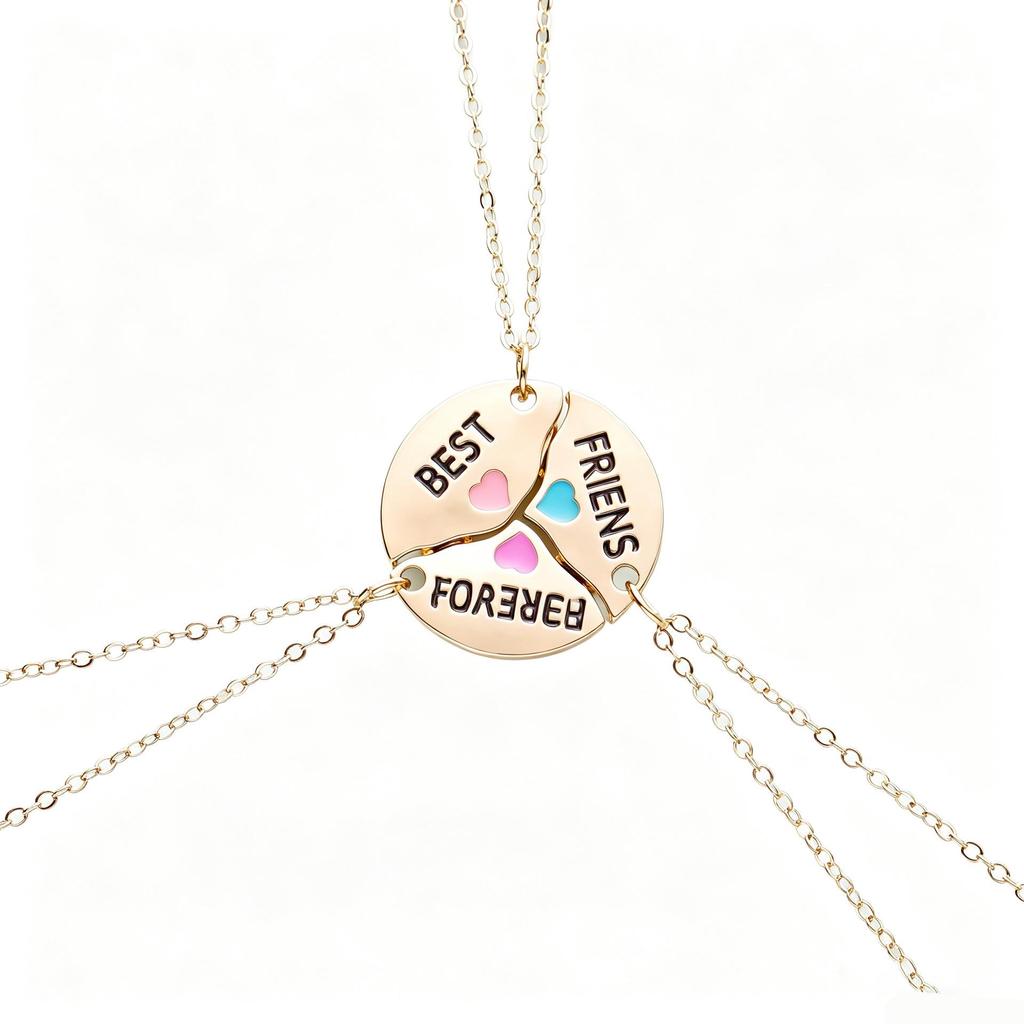 Best Friend Magnetic Necklace: Cute Back-to-School Gift & Birthday Pendant for Her