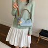 Chic Color Block Underarm Bag: Personalized Single Shoulder & Crossbody Handbag for Casual Wear