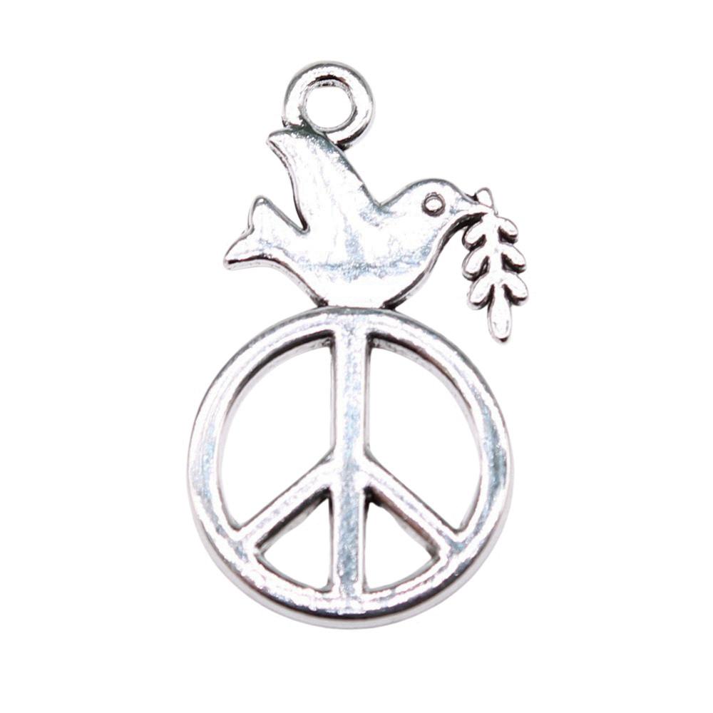 Pendants Peace Sign Charms Alloy Crafts For Hippie Themed Jewelry Making