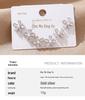 High-Quality Pearl Earrings: Copper Plated Gold, Japanese-Korean Fashion, Silver Needle, Luxury Versatile Flower Ear Studs