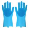 Dishwashing Cleaning Gloves Magic Silicone Rubber Dish Washing Gloves for Household Sponge Scrubber Kitchen Cleaning Tools