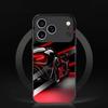 Neon Red Sports Car Print mobile phones Glass phone case for iphone 17 pro max cover for iPhone 17 16 15 14 13 12 11pm Pro Plus