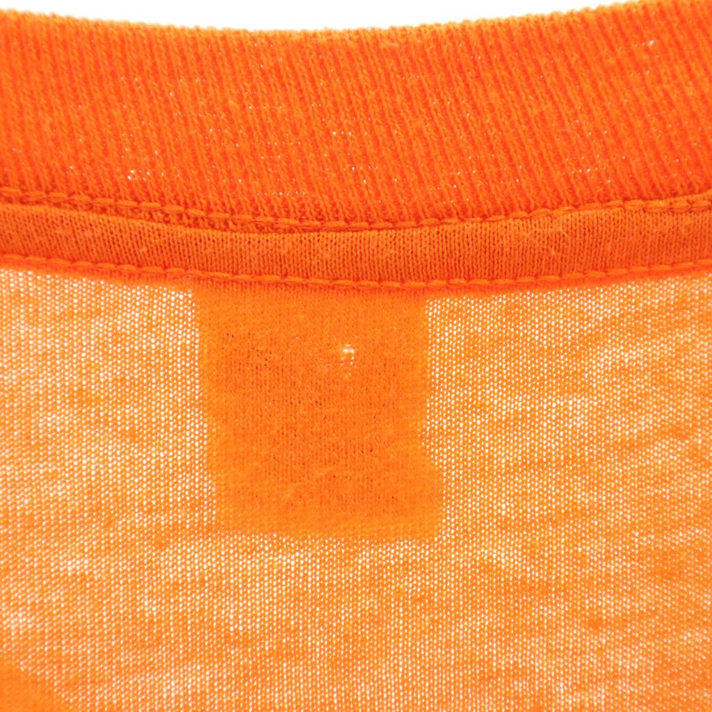 SCREEN STARS 80s Made In USA Vintage Short Sleeve T-shirt L Orange Men's Used