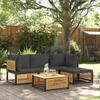 VidaXL Garden Lounge Set with Cushions 5 Pcs Solid Acacia Wood 3214879