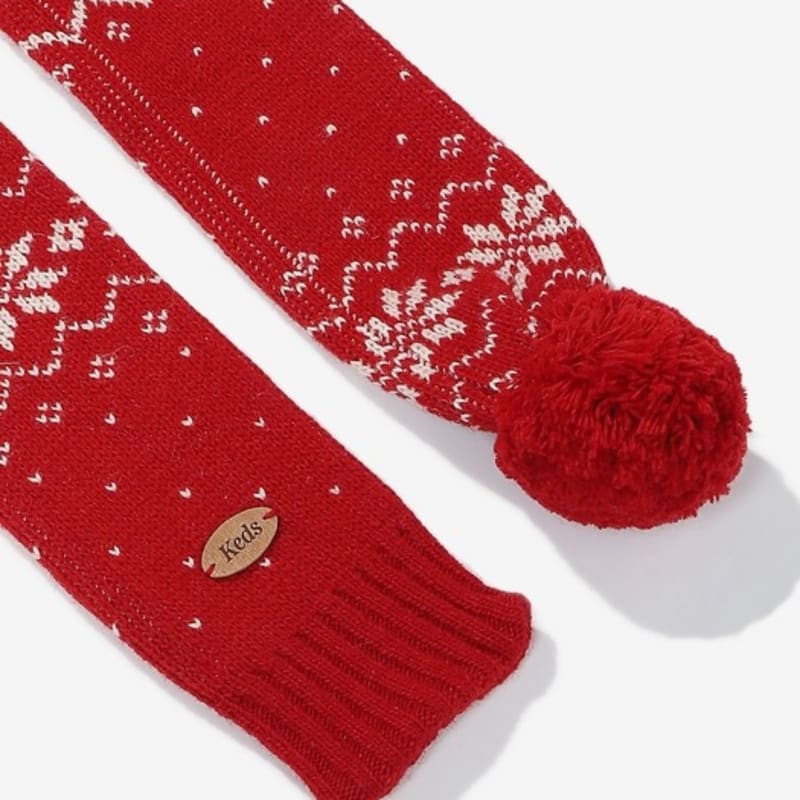 Keds Écharpe Pompon Fêtes_KD3KMG4101F_ROUGE