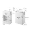 Yamazaki Cleaner Tool Organizer, White, Approx. W20 X D12 X H28cm, Tower Shape, Keeps Cleaning Tools Organized, Perfect for Storage, 5516