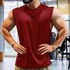 Sommer Gym Tanktop Herren Fitness Trainingskleidung Schnelltrocknend Lockerer Schnitt Bodybuilding Ärmelloses T-Shirt Mode Basketball Weste