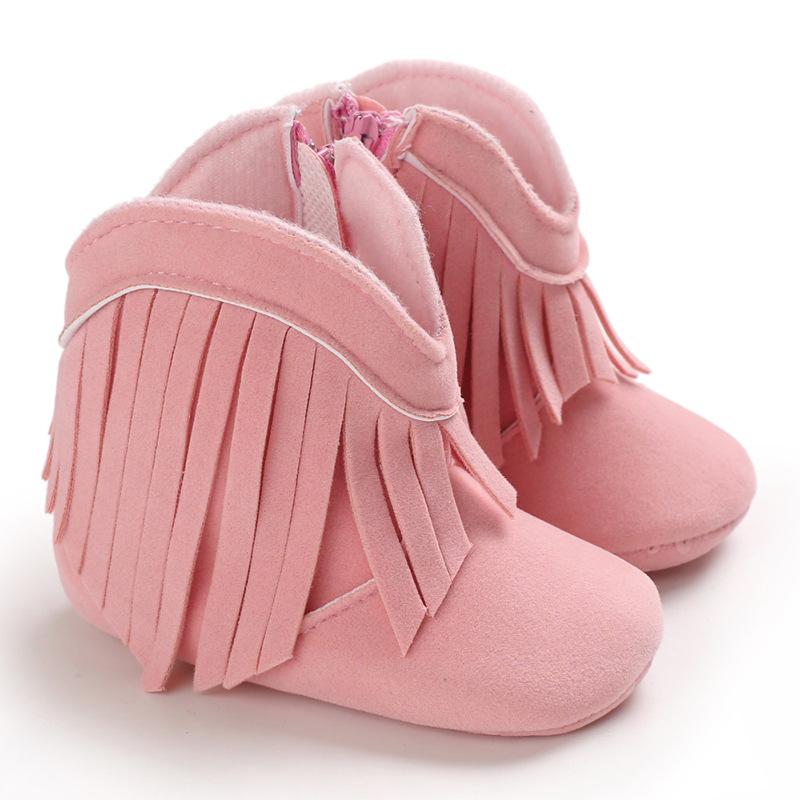 Stylish Tassel Baby Boots for Girls (0-1 Year)