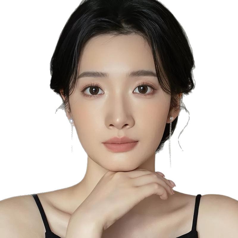 S925 Full Body Silver Earrings Tassel Removable Earrings Women's Natural Freshwater Pearl Stud Earrings Light Luxury Ins Earrings