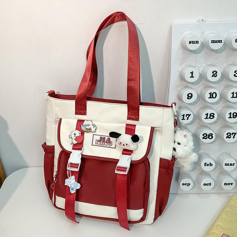 Children's Schoolbags Elementary School Students  Girls Junior High School Students  Large Capacity  High Appearance  Two Piece Backpack