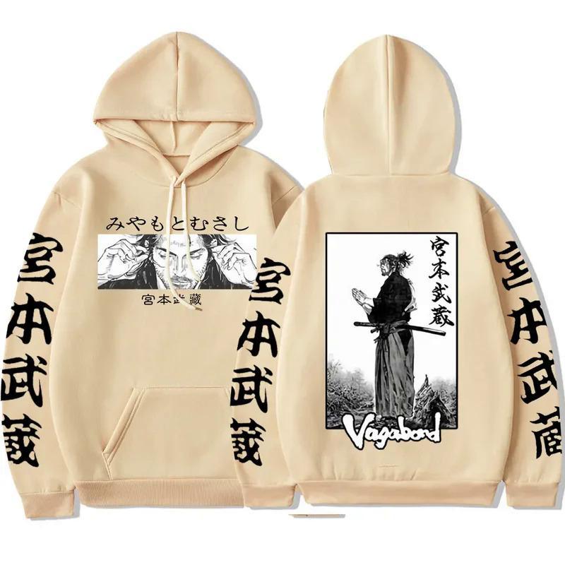 

Толстовка с капюшоном в стиле аниме Bagabondo Vagabond, манга, толстовки M бежевый