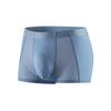 Men's Ice Silk Seamless Boxer Briefs - Breathable Mesh, Antibacterial Crotch, Mid-Waist