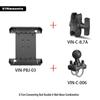 Heavy-Duty Outdoor Tablet Stand with U-bolt Round Tube Mount for 7-14 Inch Tablets