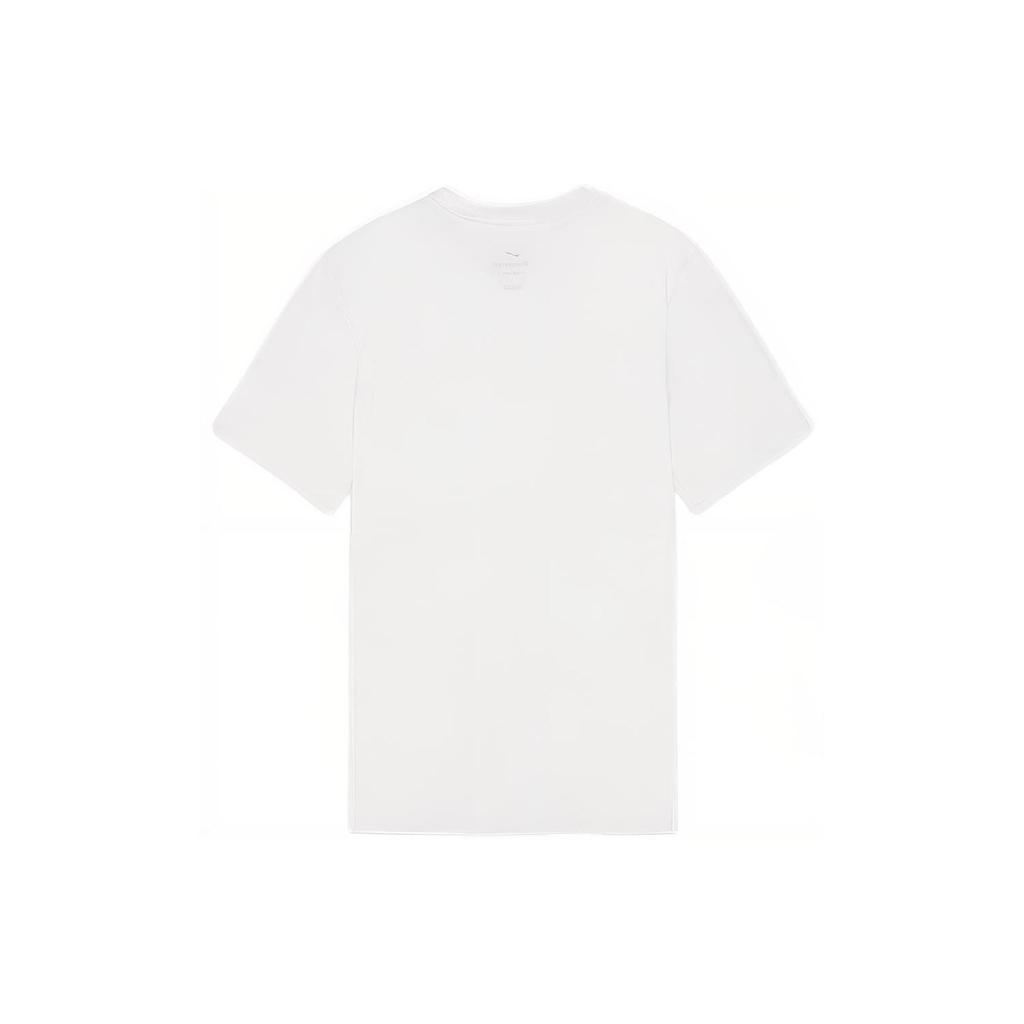 Nike Dri Fit T Shirts Men's White Crew Neck Moderate Straight Fit DQ1876-100