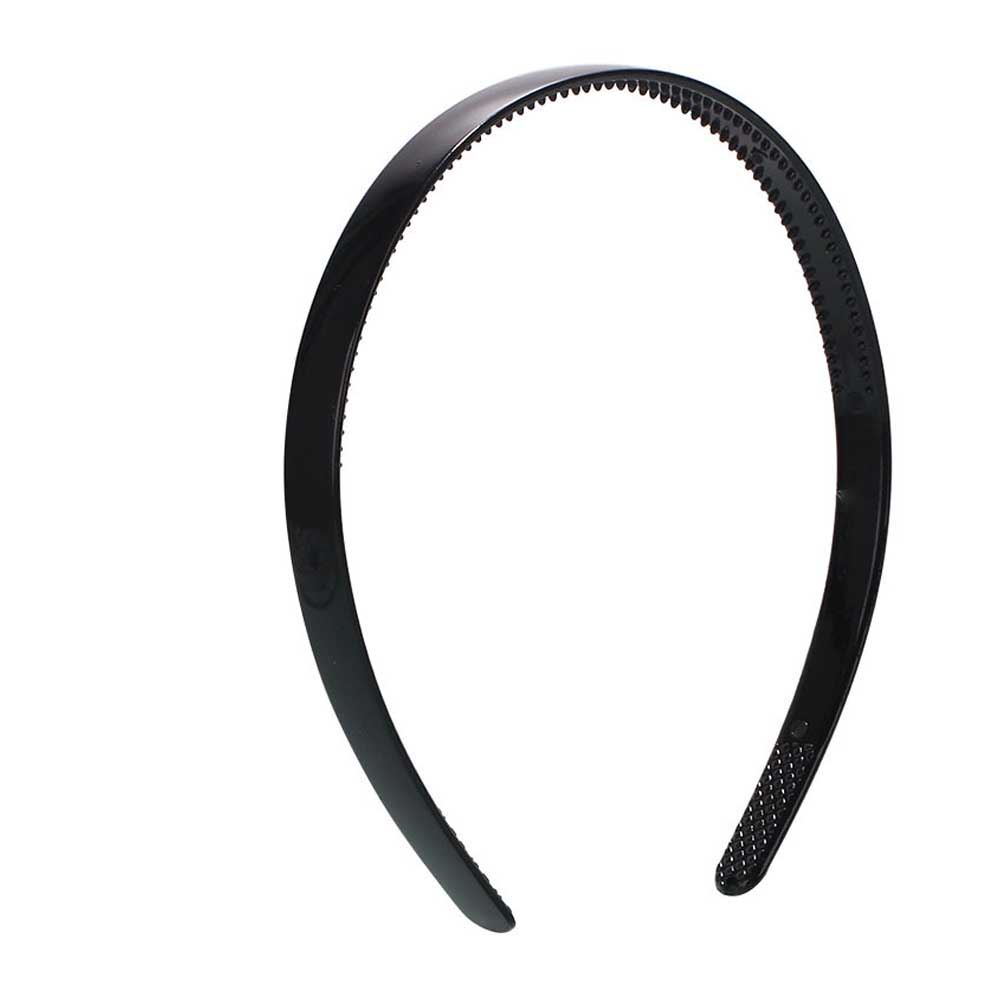 Simple Black Wide Headband 0.5/0.6/0.8/1.2/2/2.5cm Girl Women Plastic Hairband Toothed Anti-skid Head Hoop DIY Hair Accessories