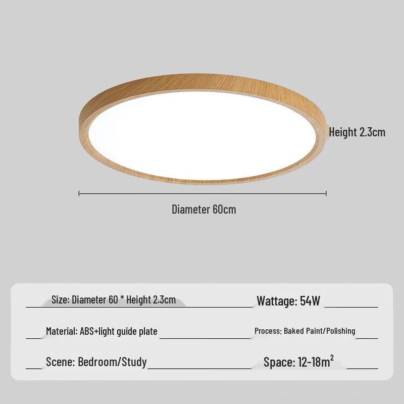 Linpan Ultra-thin Round LED Ceiling Lamp