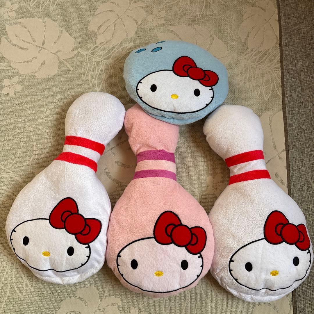 Heisei Retro Rare! Not for sale Hello Kitty Round One collaboration stuffed toy