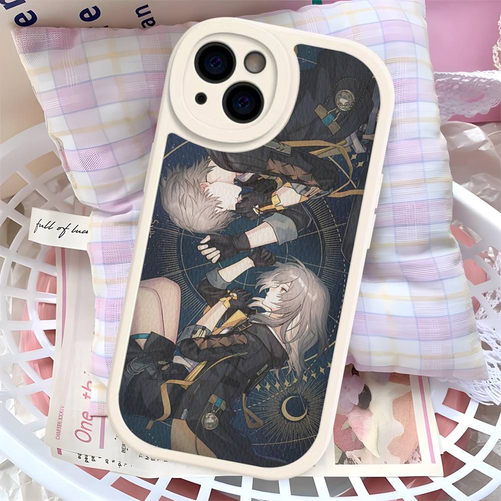 Coque de téléphone Honkai Star Rail Cyrene Cuir Rigide Pour IPhone 16 15 14 13 12 Mini 11 14 Pro Max Xs X Xr 7 8 Plus Fundas