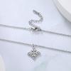 Celtic-Knot Pendant Clavicle Chain Unique Witch Knot Necklace for Women Birthday