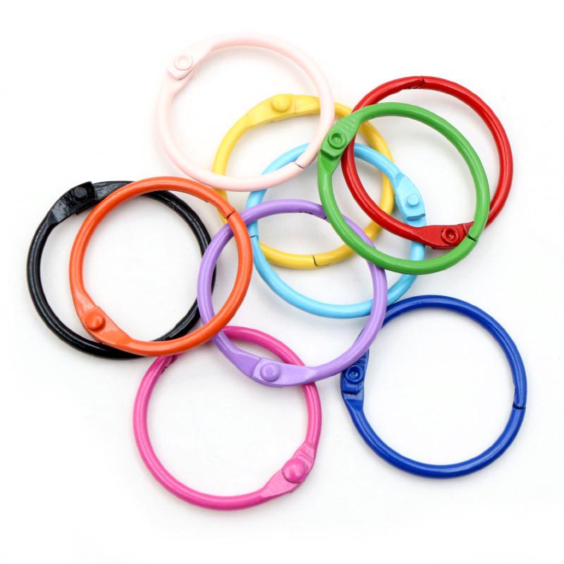 New Colors Mixed Alloy Open Rings Lobster Clasp Hooks DIY Keychain Jewelry Making Findings Supplies Accessories