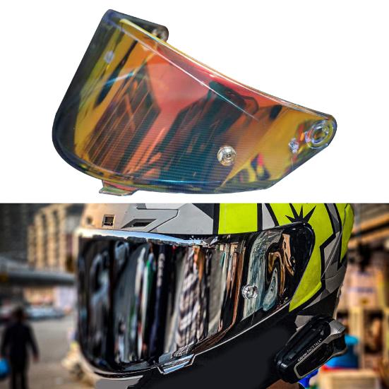 Helma Čelní sklo Noční vidění Ochranné Průhledné Celobličejové REVO Helma na motorku Skleněná čočka pro KYT NFR NXR