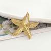 High-Grade Versatile Starfish Metal Hair Clip for Beach and Bangs