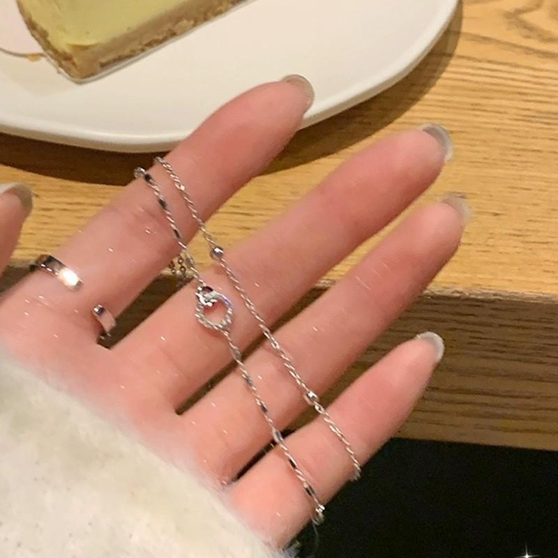 Delicate Doublelayer Geometric Bracelet For Women 2023 Light Design Luxury