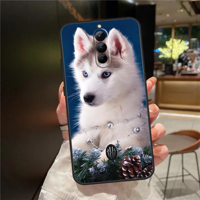Animal Husky Puppy Case For ZTE Nubia Red Magic 10S 9S 8S 10 9 8 11 Pro Plus 6 7 6S 7S For RedMagic 10 Air Cover