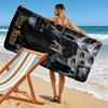 Name Custom Thomas Shelby Print Beach Towel, Large Soft Quick Dry Towel for Beach Camping Swimming