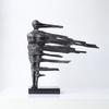 Walking in Wind Pedestrian Figures Sculpture Abstract Artwork Desk Decoration Ornaments Character Statue Room Aesthetic Decor