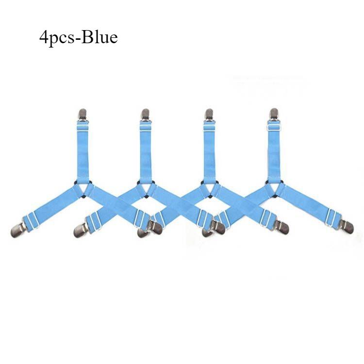 

Triangle is fixed with adjustable elastic sofa cushion comforter bed with metal clamps bed sheet clips clothes folder