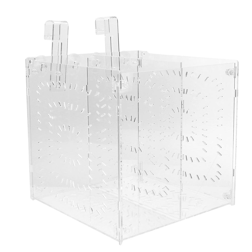 Isolation Breeding Box Seedlings Incubation Reproduction for Fish Aquarium(15x15x15cm)